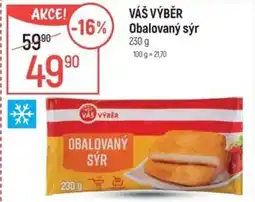 Globus VÁŠ VÝBĚR Obalovaný sýr nabídka