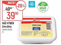 Globus VÁŠ VÝBĚR Zmrzlina nabídka