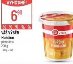 Globus VÁŠ VÝBĚR Hořčice nabídka