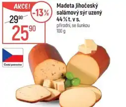 Globus Madeta Jihočeský salámový sýr uzený 44% t. vs. nabídka