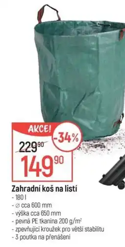 Globus Zahradní koš na listí nabídka