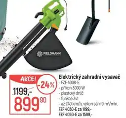 Globus Elektrický zahradní vysavač nabídka