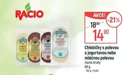 Globus Chlebíčky s polevou s jogurtovou nebo mléčnou polevou nabídka