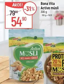 Globus BONA VITA Active müsli nabídka