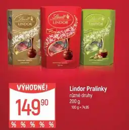 Globus Lindor pralinky nabídka