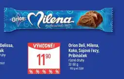 Globus ORION Deli, milena, koko, sojové řezy, pribináček nabídka