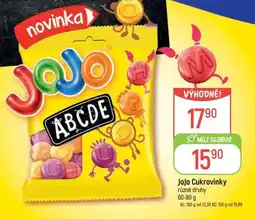 Globus JOJO Cukrovinky nabídka