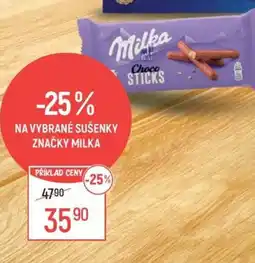 Globus Na vybrané sušenky značky milka nabídka