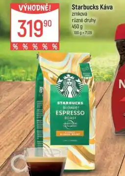 Globus STARBUCKS Káva nabídka