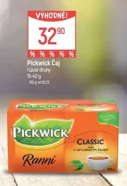 Globus PICKWICK Čaj nabídka