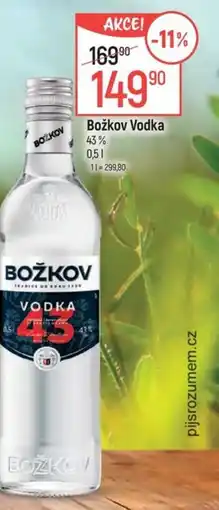 Globus Božkov vodka nabídka