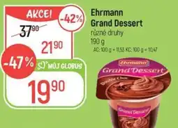 Globus Ehrmann Grand Dessert nabídka