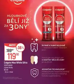Globus COLGATE Max white ultra nabídka