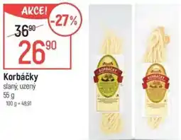 Globus Korbáčky slaný, uzený nabídka