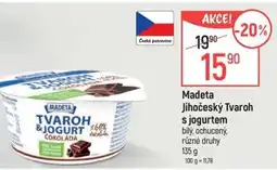 Globus Madeta Jihočeský Tvaroh s jogurtem nabídka