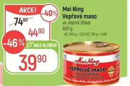 Globus Mei Ning Vepřové maso nabídka