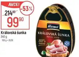 Globus Královská šunka nabídka