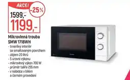 Globus Mikrovlnná trouba smw 1718wh nabídka