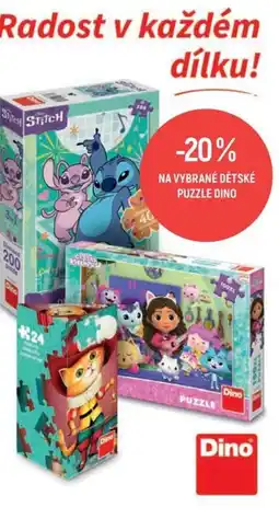 Globus Na vybrané dětské puzzle dino nabídka