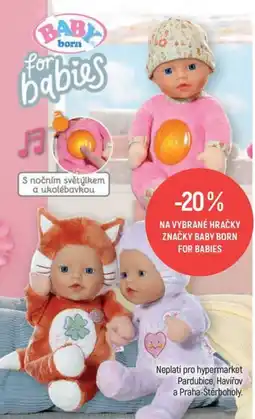 Globus Na vybrané hračky značky baby born for babies nabídka