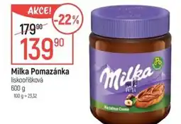 Globus Milka Pomazánka lískooříšková nabídka