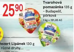 Žabka Tvarohová pomazánka nabídka