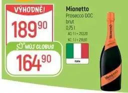 Globus Mionetto Prosecco DOC nabídka