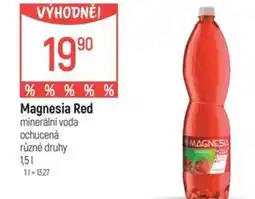 Globus Magnesia Red minerální voda ochucená nabídka