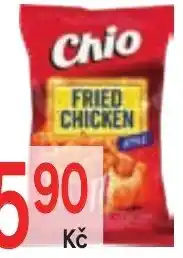 Žabka CHIO Snack nabídka