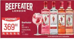 Globus Beefeater gin 37,5-40% nabídka