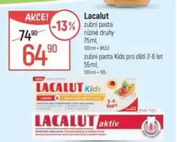 Globus Lacalut zubní pasta nabídka
