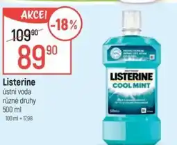 Globus Listerine ústní voda nabídka