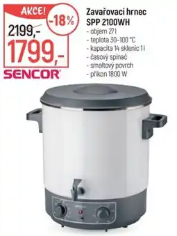 Globus Zavařovací hrnec SPP 2100WH nabídka