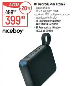 Globus BT Reproduktor Atom 4 nabídka