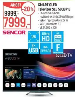 Globus SMART QLED Televizor SLE 50Q871B nabídka