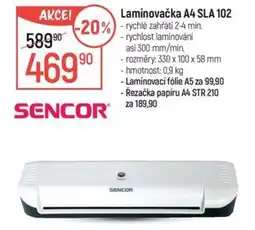 Globus Laminovačka A4 SLA 102 nabídka