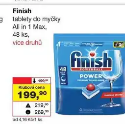 Barvy a laky drogerie Finish tablety do myčky All in 1 Max, 48 ks nabídka