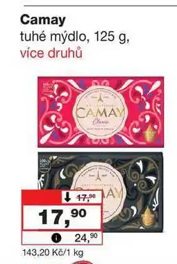 Barvy a laky drogerie Camay tuhé mýdlo, 125 g nabídka
