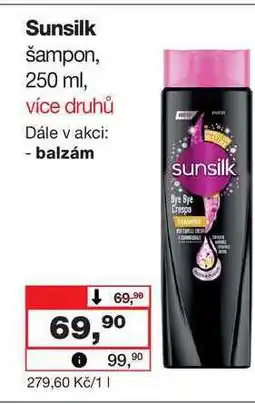 Barvy a laky drogerie Sunsilk šampon, 250 ml nabídka