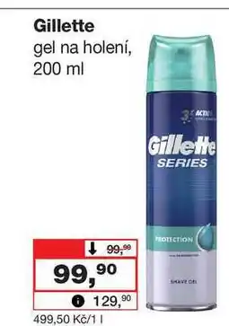 Barvy a laky drogerie Gillette gel na holení, 200 ml nabídka