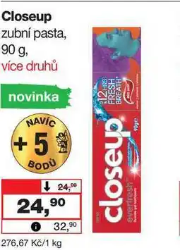 Barvy a laky drogerie Closeup zubní pasta, 90 g nabídka