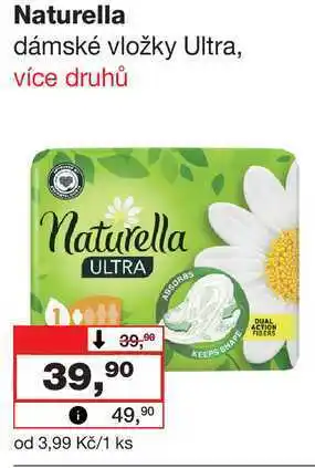 Barvy a laky drogerie Naturella dámské vložky Ultra nabídka