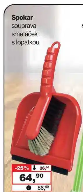 Barvy a laky drogerie Spokar souprava smetáček s lopatkou nabídka
