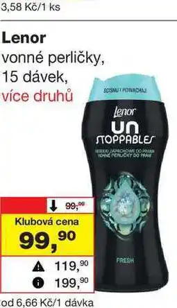Barvy a laky drogerie Lenor vonné perličky, 15 dávek nabídka