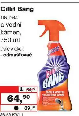 Barvy a laky drogerie Cillit Bang na rez a vodní kámen, 750 ml nabídka