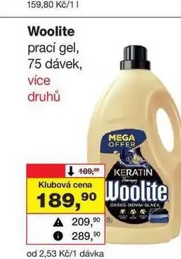 Barvy a laky drogerie Woolite prací gel, 75 dávek nabídka