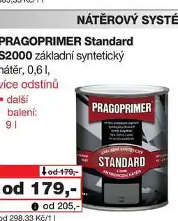 Barvy a laky drogerie PRAGOPRIMER Standard S2000 základní syntetický nátěr, 0,6l nabídka