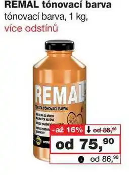 Barvy a laky drogerie REMAL tónovací barva tónovací barva, 1 kg nabídka
