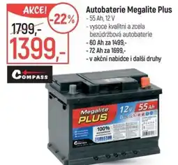 Globus Autobaterie Megalite Plus nabídka