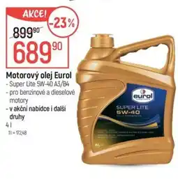 Globus Motorový olej Eurol nabídka